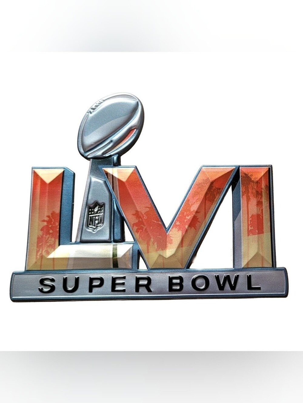 Super Bowl LVI Plastic Iron On Patch